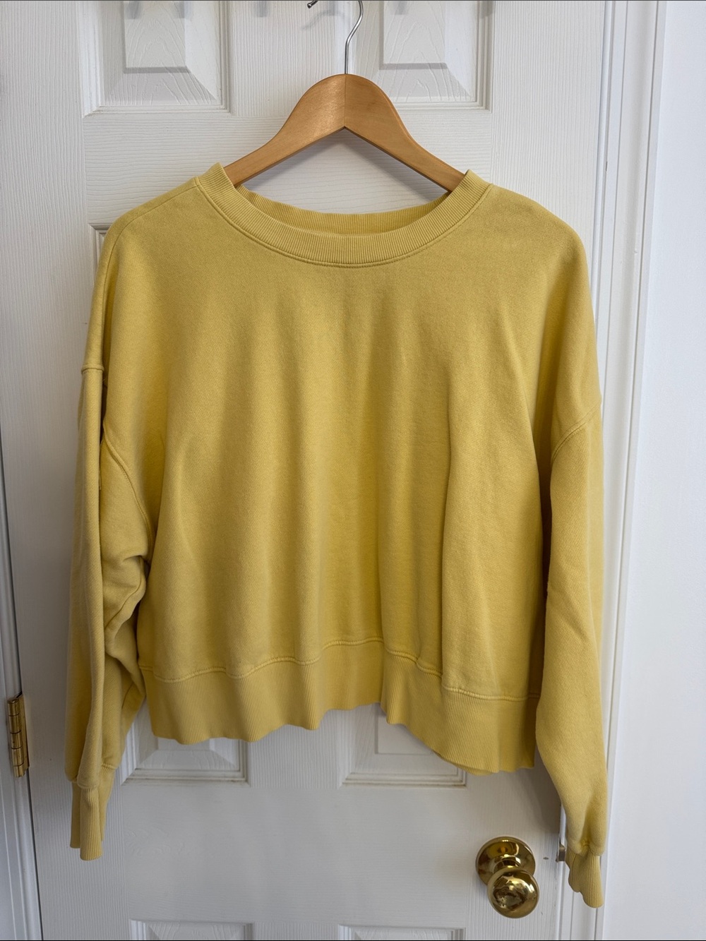 Yellow Women's Crewneck Sweatshirt